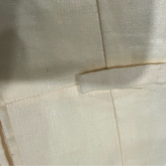 Brioni Cannes Yellow Linen Pants | 100% Linen | Made in Italy | Size 36 - Picture 12 of 13